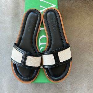 J. Crew Black and White Sandals
